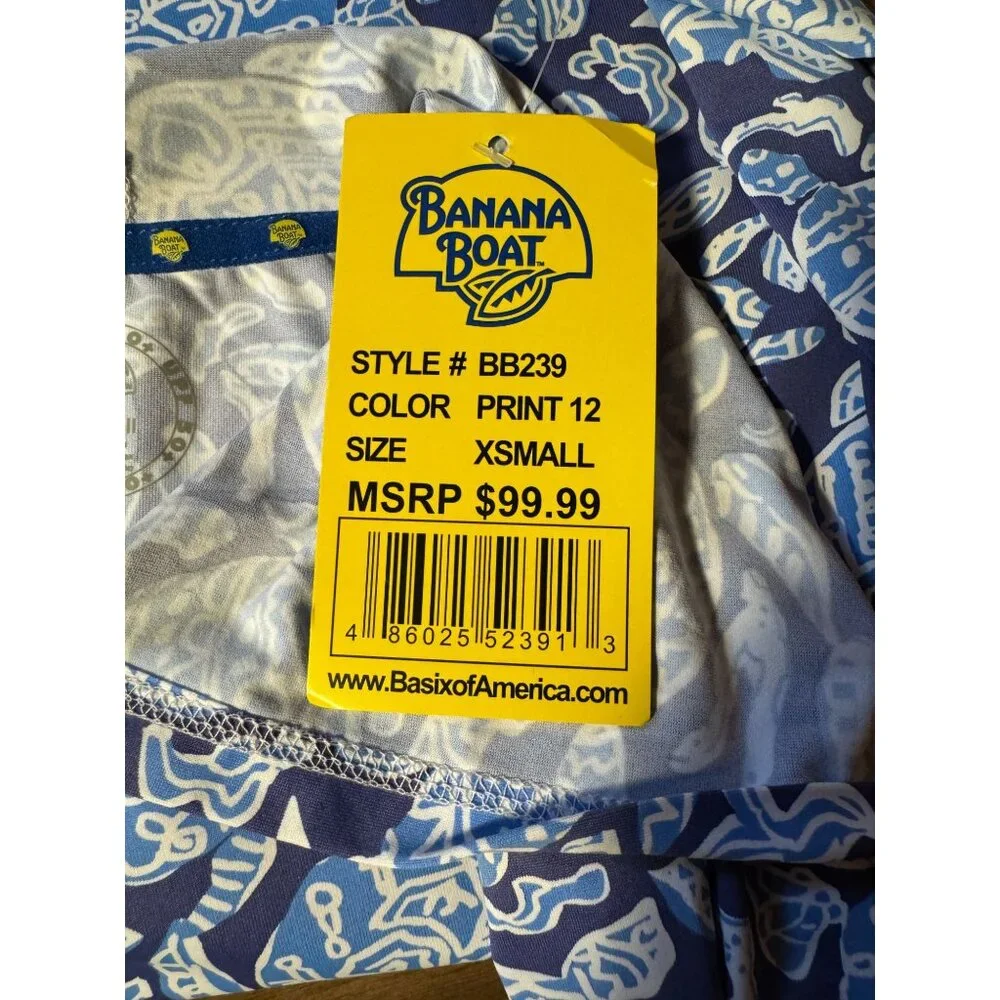 Banana Boat Ladies Swim Hoodie Long Sleeve Size Extra Small - Picture 8 of 12